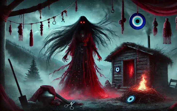 Al Karısı – Türk halk inanışında lohusalara musallat olan kırmızı ruh, doğumun kutsal ve tehlikeli dengesinin simgesi